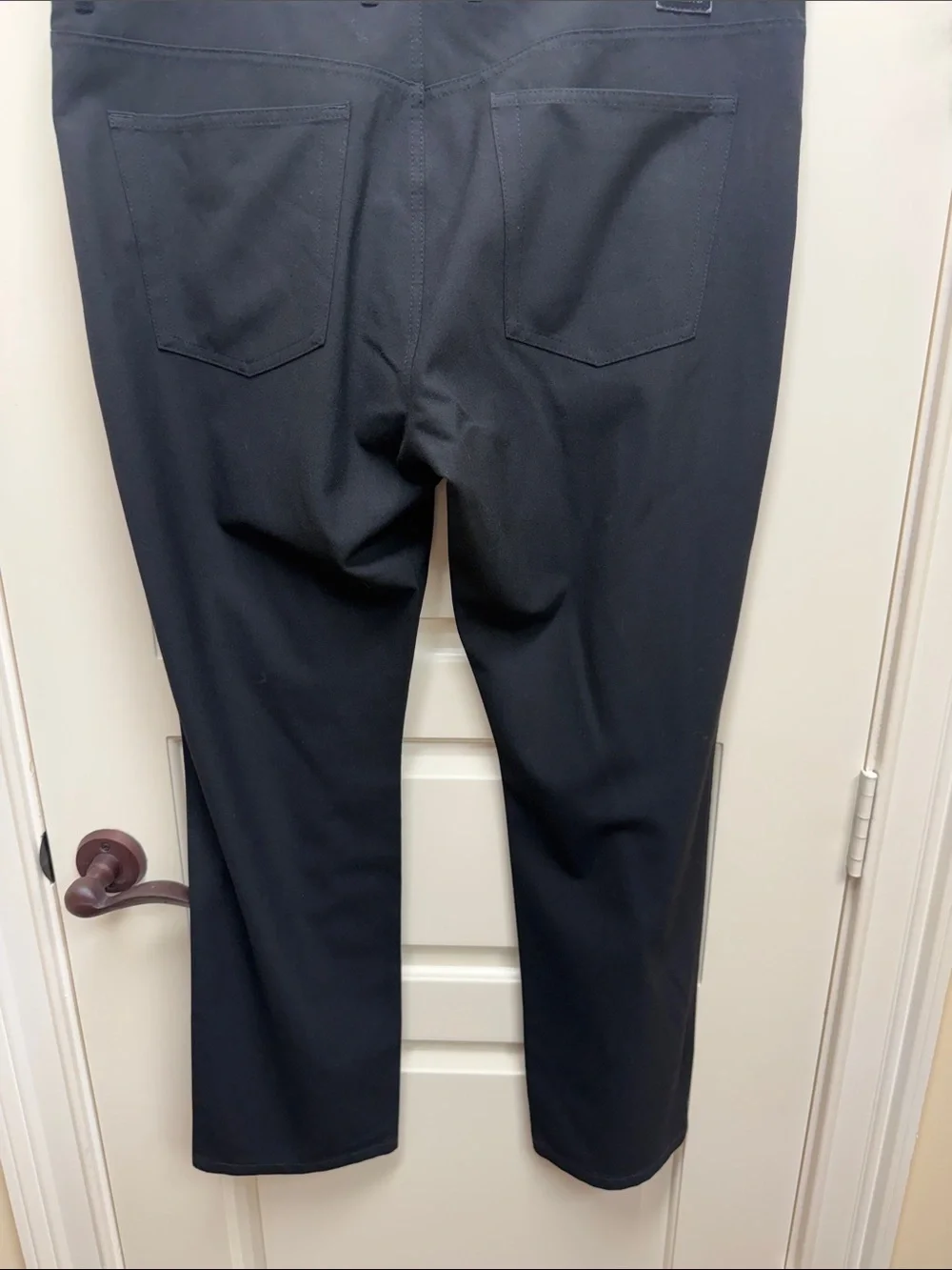 Alberto Men’s Black Stretch Dress Pants